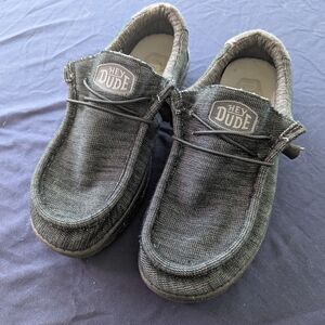 Hey Dude Men's Charcoal Slip-On Loafers